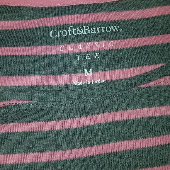 Croft & Barrow Striped Tshirt - Picture 3 of 3